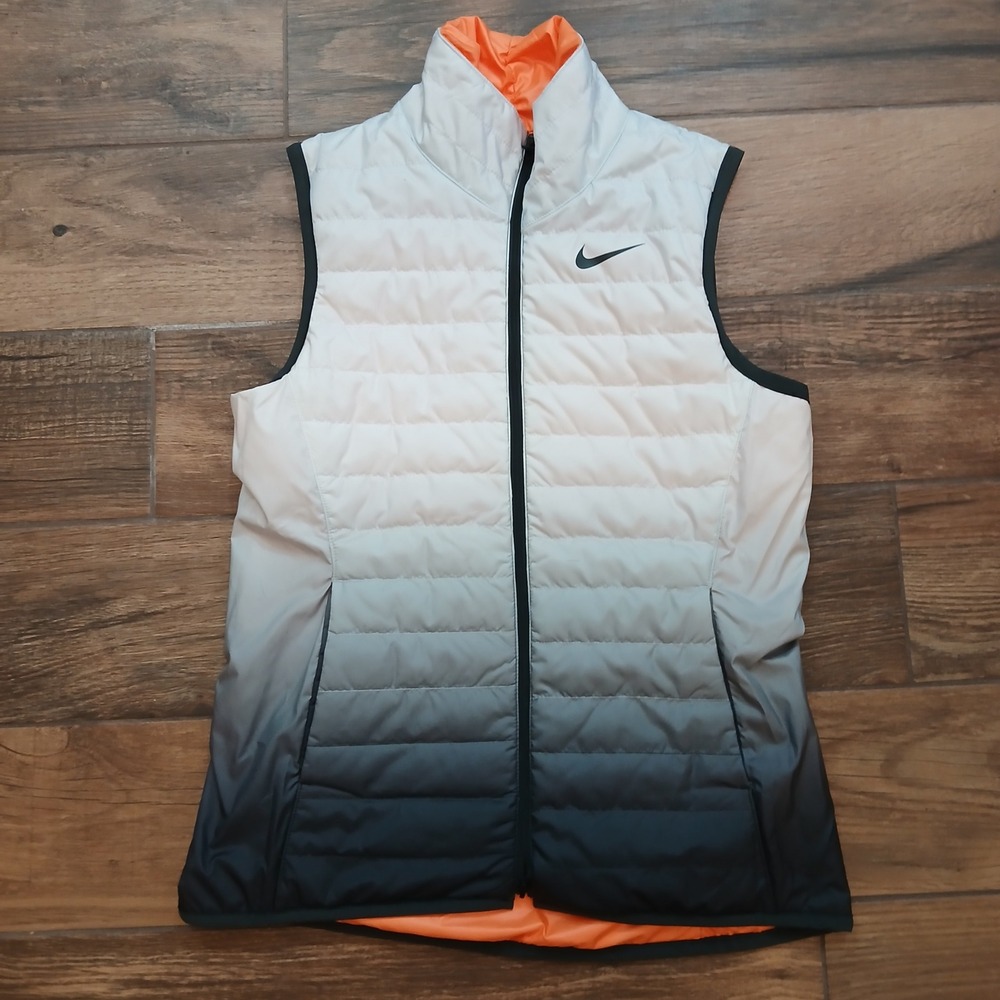 Nike AeroLoft Vest Womens Small Golf Reversible Quilted Puffer Donald Ross